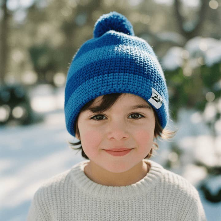 Elspeth Kids Beanie Bobble Hat for wholesale by ZAINI Lifestyle Ltd