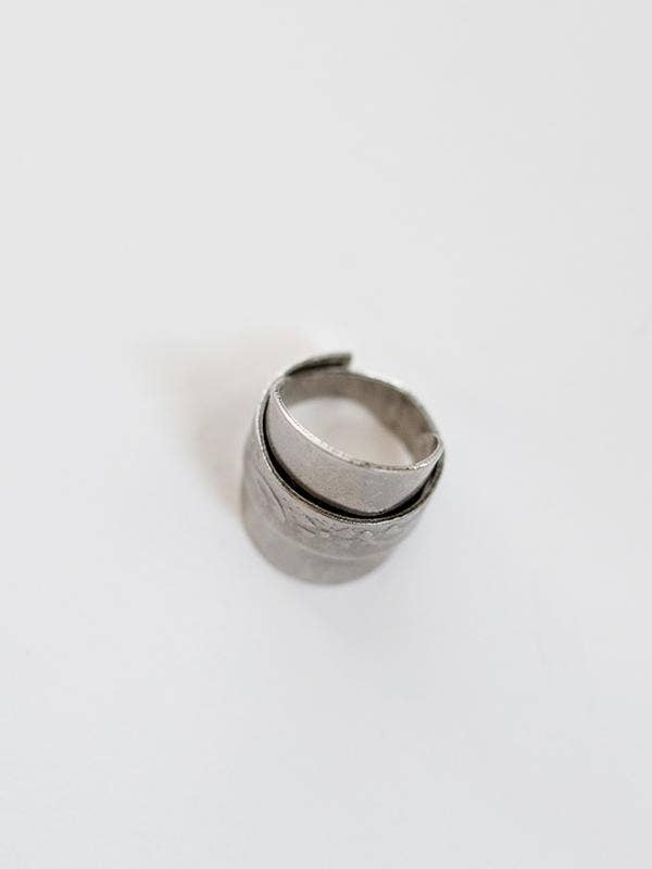 3seams - Wholesale Signet Ring - Silver Spoon Ring2
