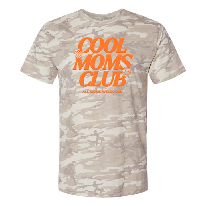 United Monograms - Wholesale Screen Printed T-Shirt - Women's - PUFF 'All Mom's Welcome' Realtree Camo/Leopard T-Shirt2