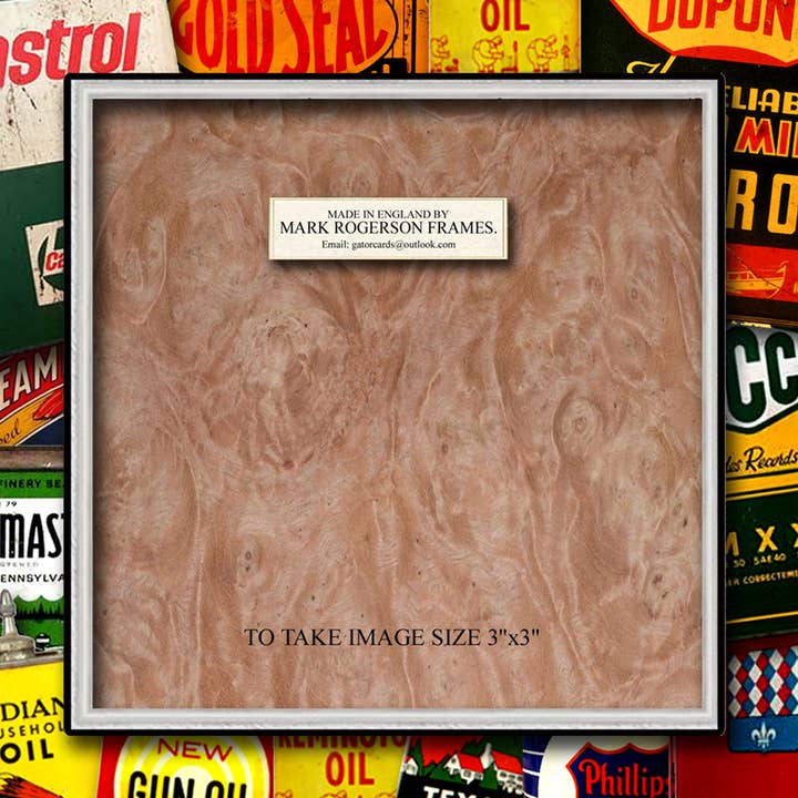 1937 Öldose 3"x3" Fotorahmen. für den Großhandel von Gator cards