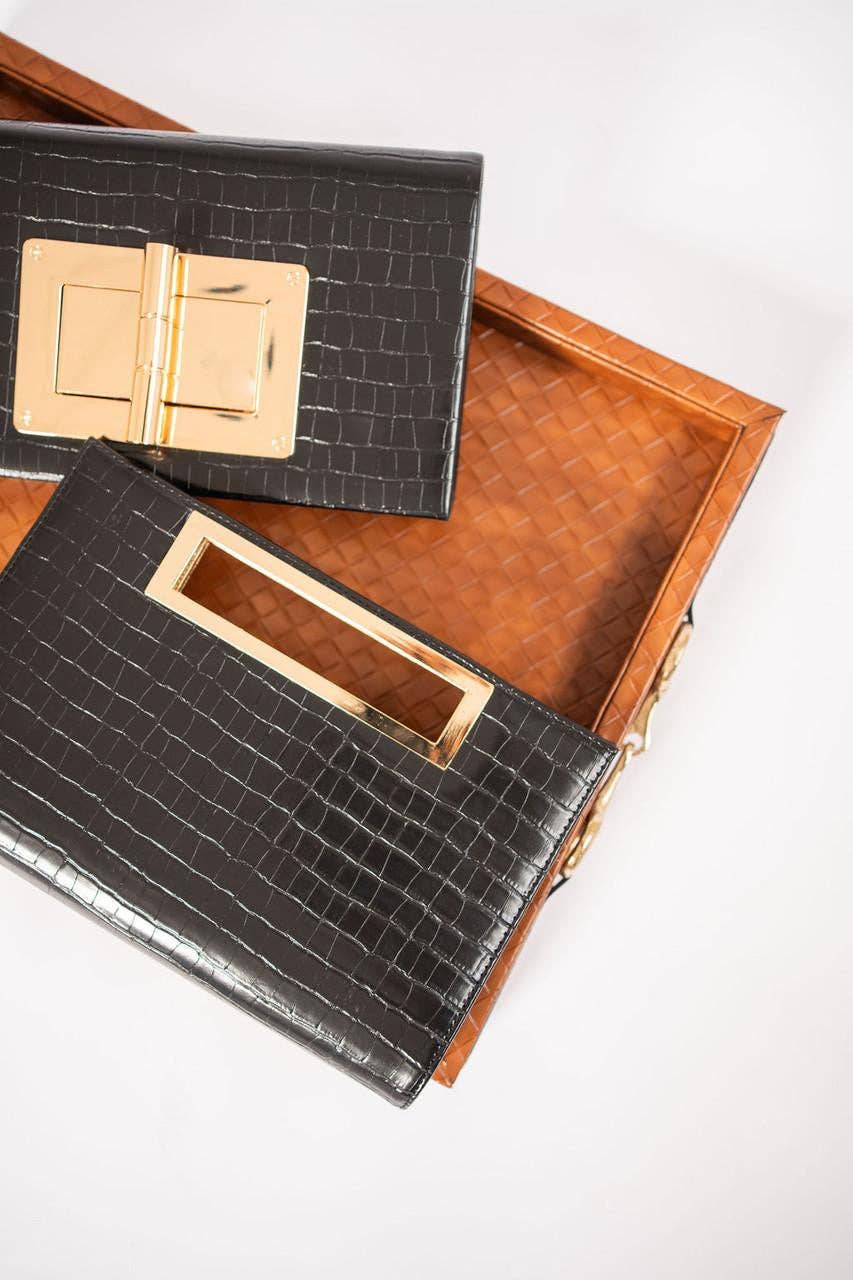 Lisi Lerch - Wholesale Clutch Bag - Women's - Lillian Croc Clutch - WS2