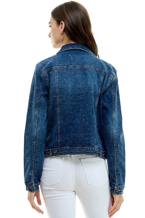 BLUE AGE - Wholesale Denim Jacket - Women's - Cotton Blend Stretched  Ladies  Casual Denim Jacket7