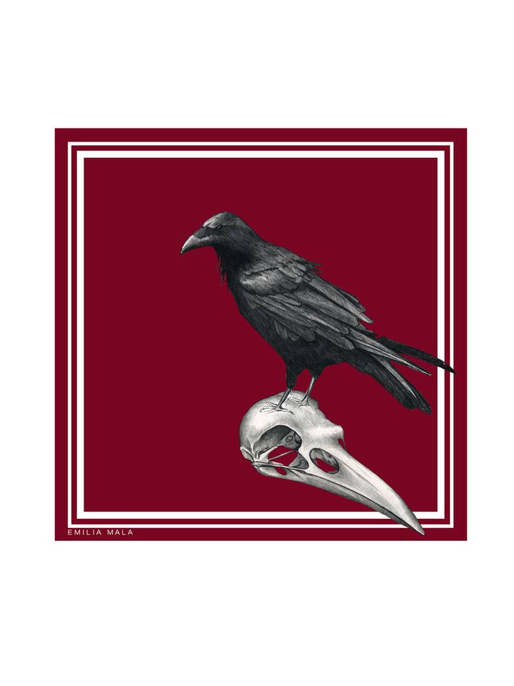 Merge Seta Sciarpa-Borgogna per la vendita all'ingrosso da parte di Emilia Mala