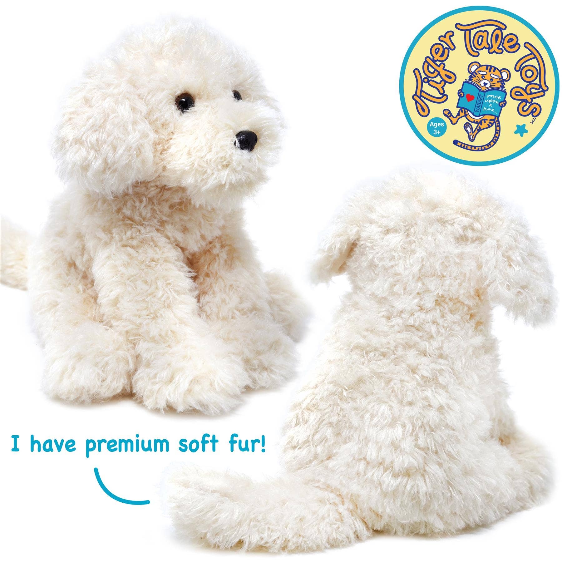 VIAHART Toy Co. - Wholesale Stuffed/Plush Toy - Kids & Baby - Luka The Labradoodle | 12 Inch Stuffed Animal Plush4