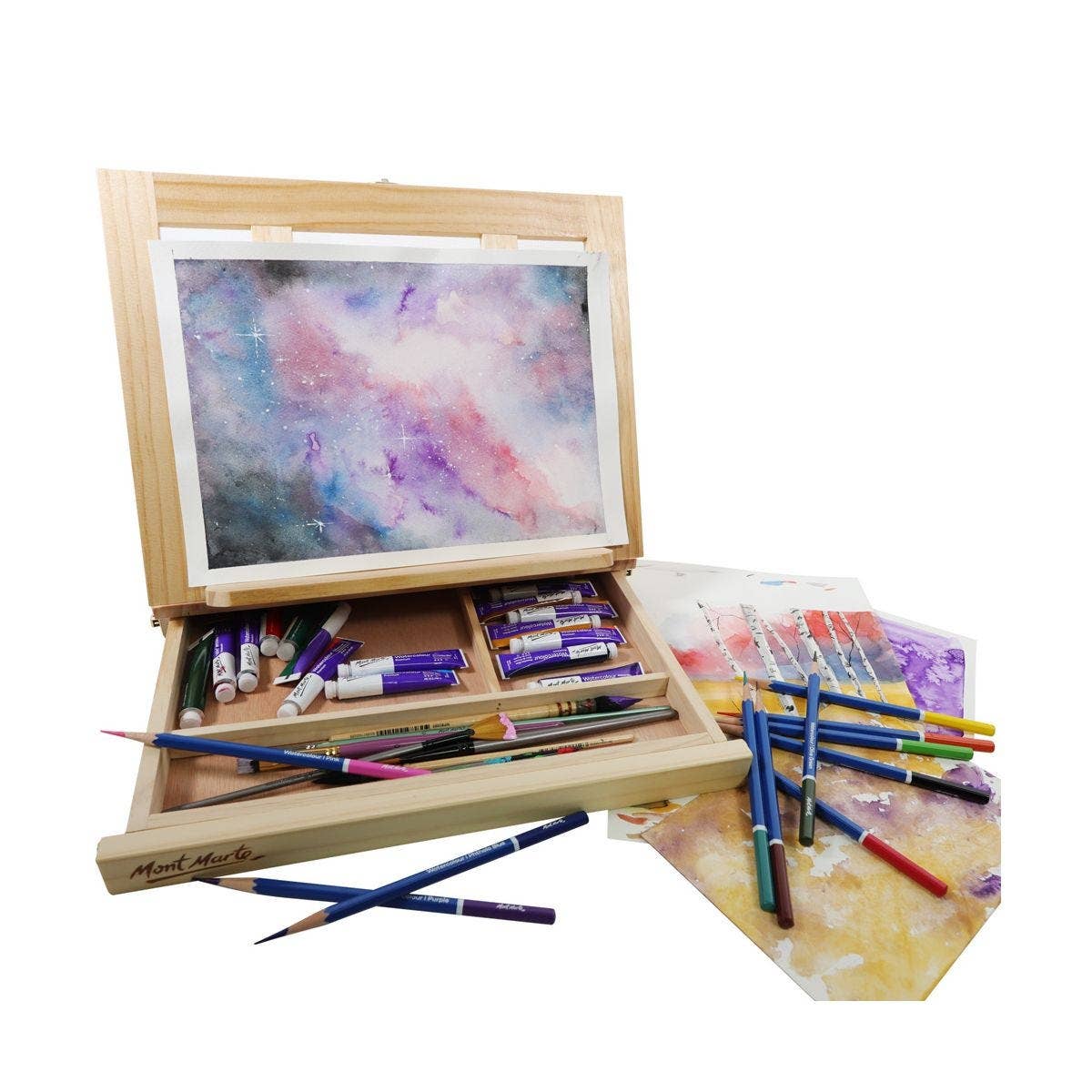 Mont Marte Usa, Inc. - Wholesale Easel - Table Easel with Drawer Signature3