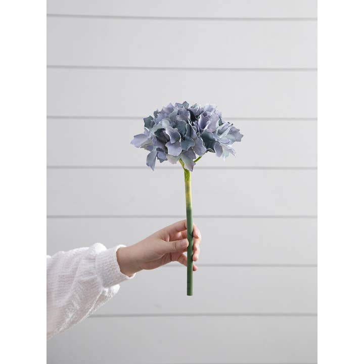 A&B Home Group Inc. - Wholesale Artificial Flowers - Almost Real 14" Hydrangea - Multi-Blue1