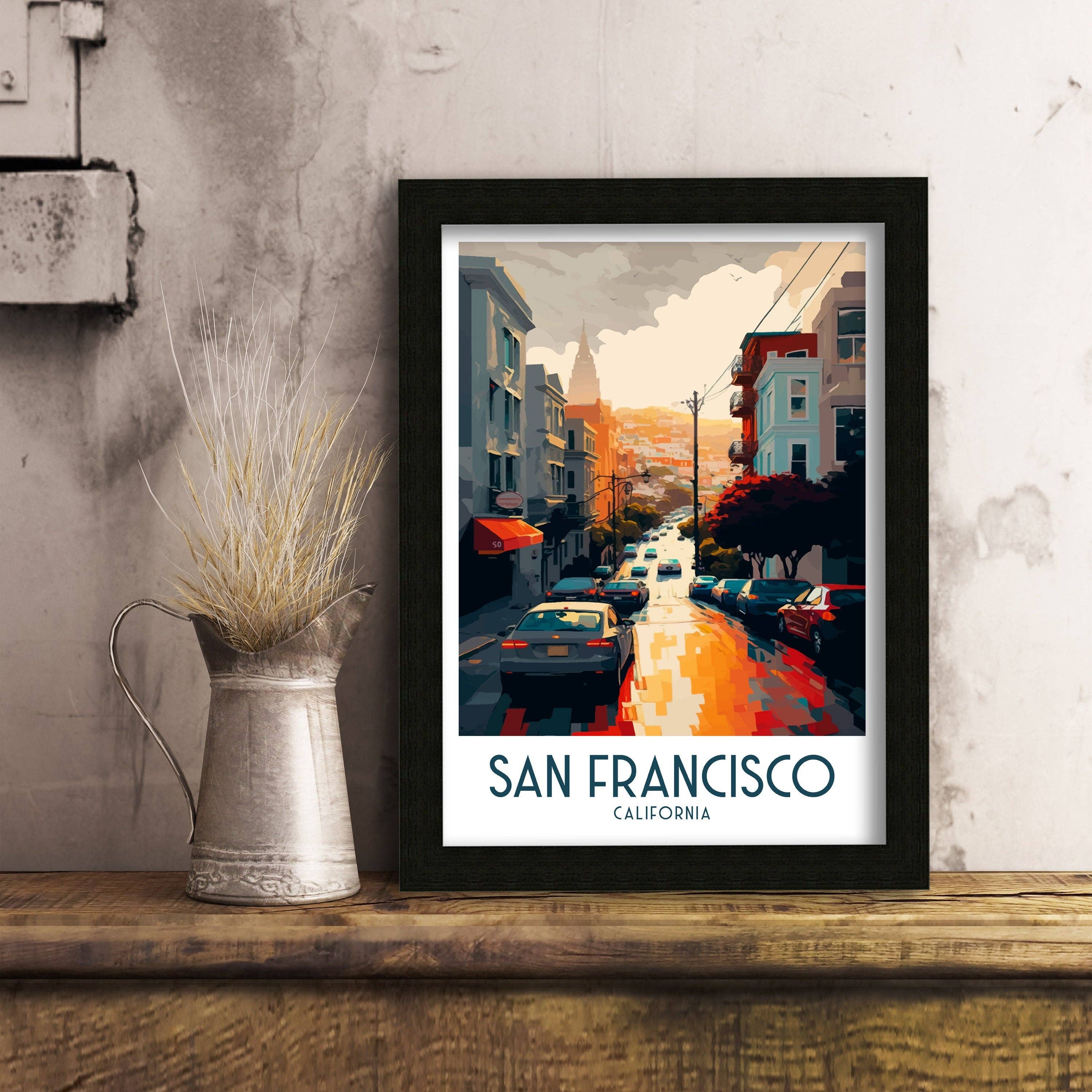InkNPrintz – wholesale Art print – San Francisco Travel Poster1