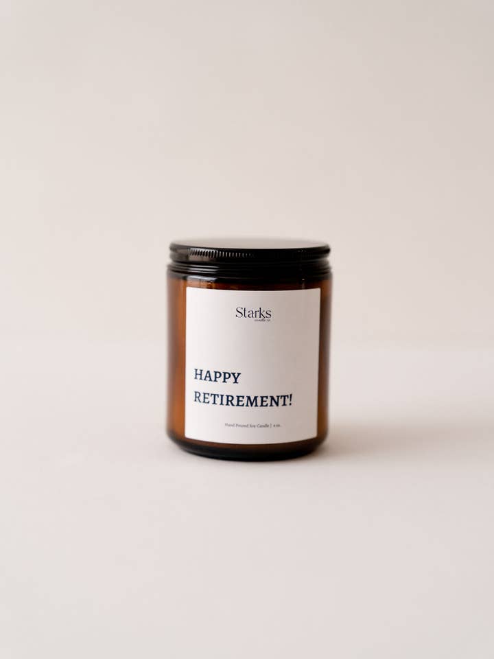 Pensioenkaars voor wholesale door Starks candle co.