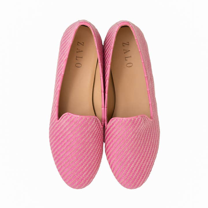 Raffia Fuchsia Rygende tøffel for engroshandel hos House of Z A L O