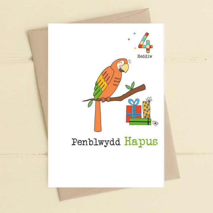 Gelukkige Verjaardag, 4 Vandaag voor wholesale door Dandelion Stationery