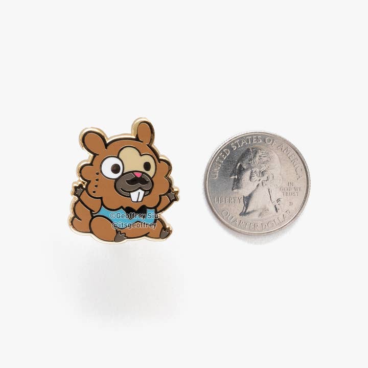 Geoffrey Siu Art LLC - Wholesale Lapel Pin/Button - Gentlemon 4 Hard Enamel Pins