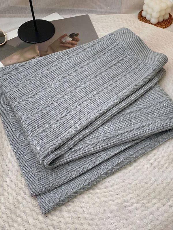 Marayn - Wholesale Pants – Women's - Soft Knit WideLeg Pants Korean Style Autumn Comfort