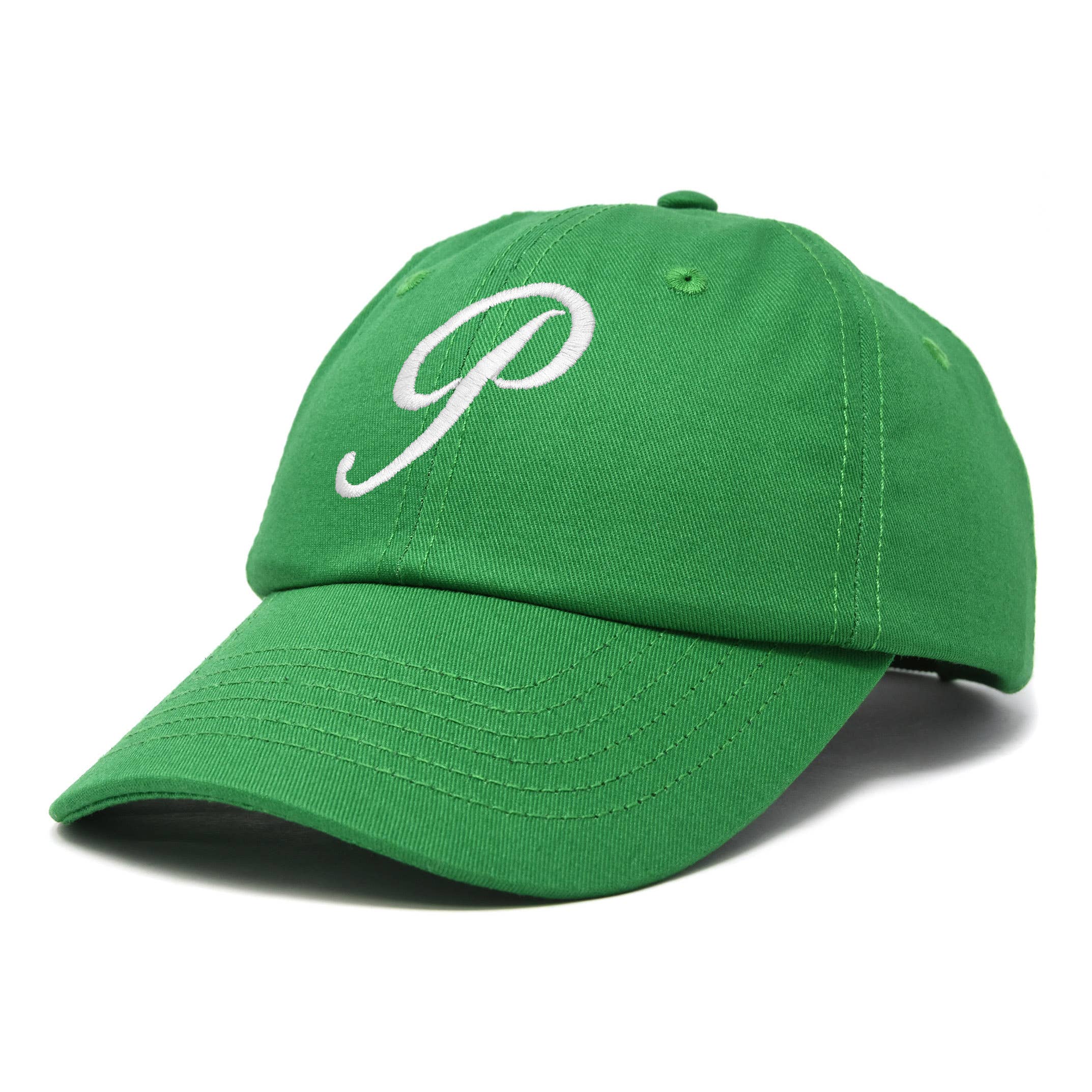 Dalix - Wholesale Baseball Cap - Women's - DALIX Initial Hat Letter P Womens Baseball Cap Monogram31