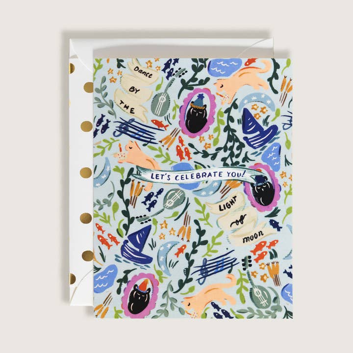 Let's Celebrate You! Happy Birthday Greeting Card for wholesale by The First Snow