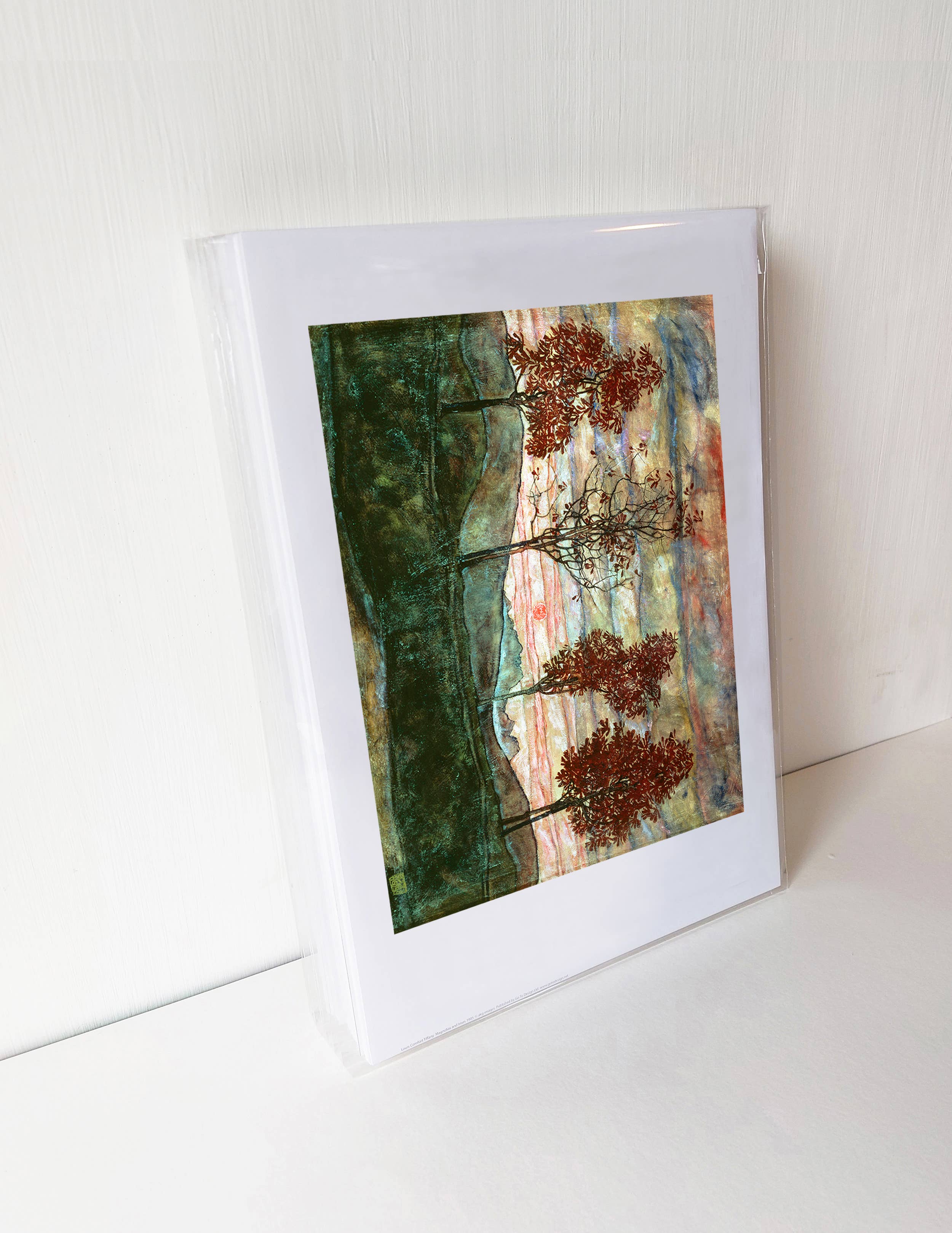 Go To Design - Wholesale Art Print - Fine art print Four Trees by Schiele unframed wall art1