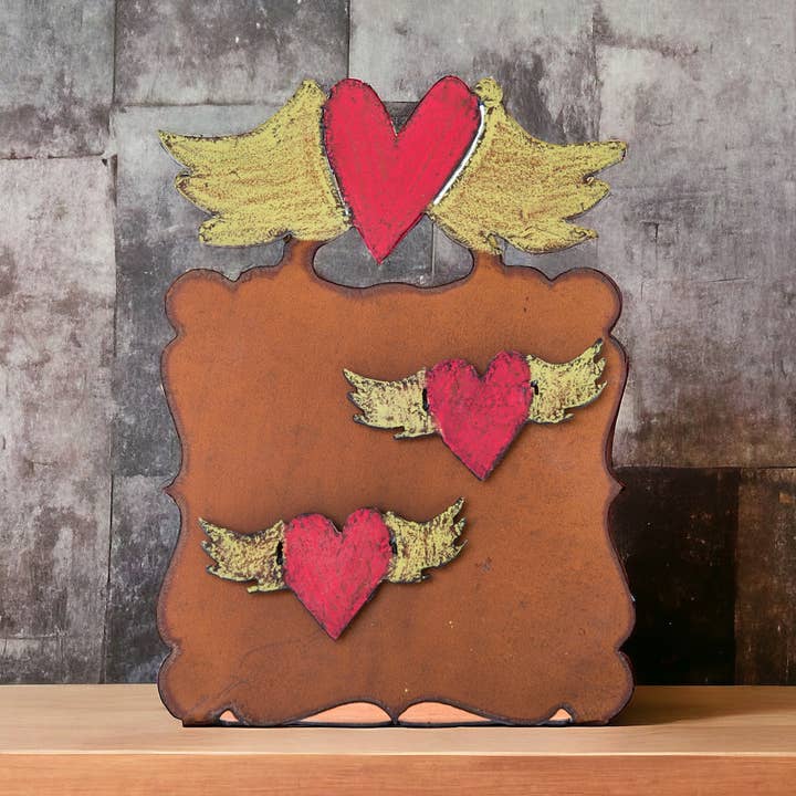 Moldura de coração reciclar ímãs de organização de quadro de memorando por atacado de Whimsies