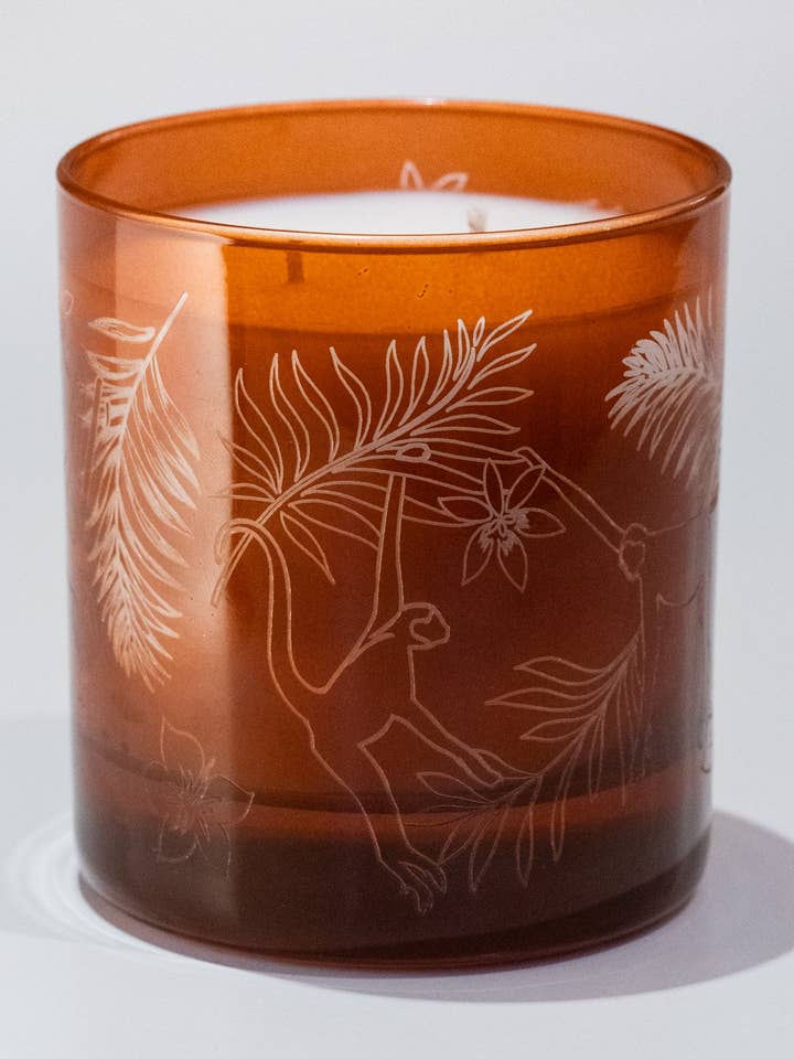 Luxury Etched Glass Candle – Made in UK, Vegan Fragrance for wholesale by Maison Sloane London