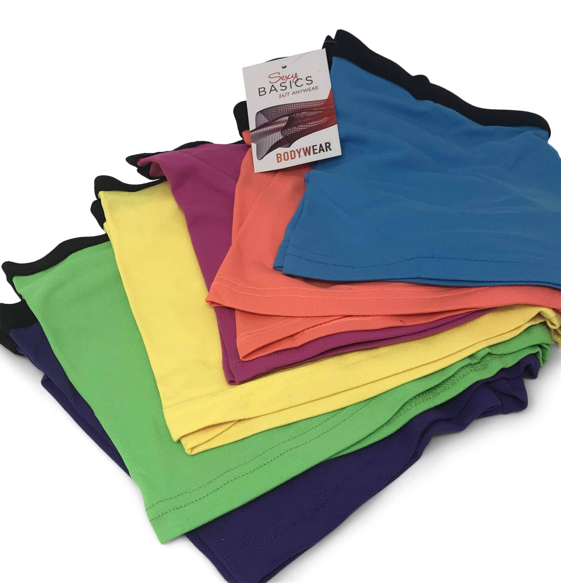 I-Wear Brands - Wholesale Ondergoed - Dames - 6-pack moderne korte boxerbroek voor dames36