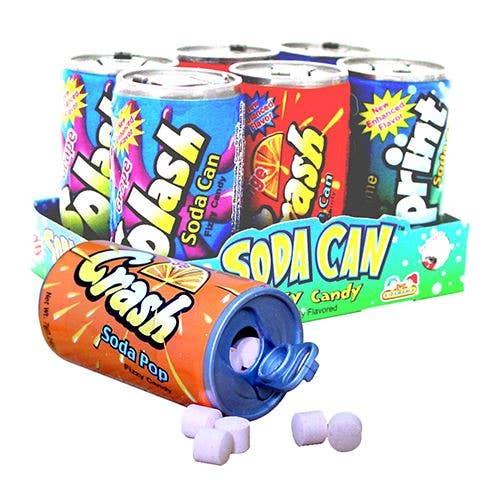I Got Your Candy - Vendita all'ingrosso Caramelle dure - Lattina di soda Kidsmania Fizzy Candy 1,48 oz - 12 ct
