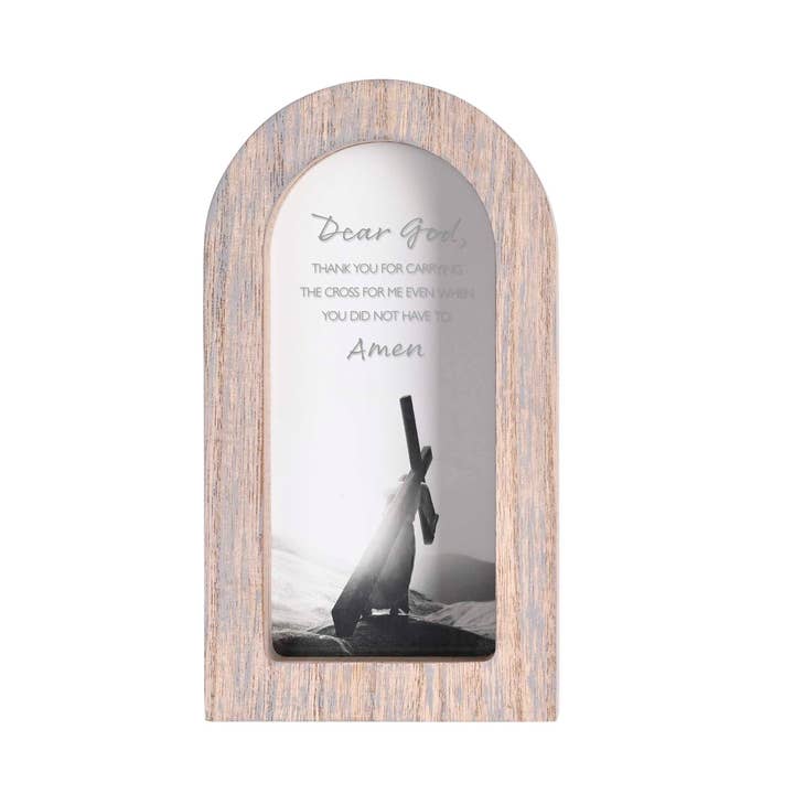 Dicksons - Wholesale Wall Accent - Framed Arch Thank You For Gray 5x8
