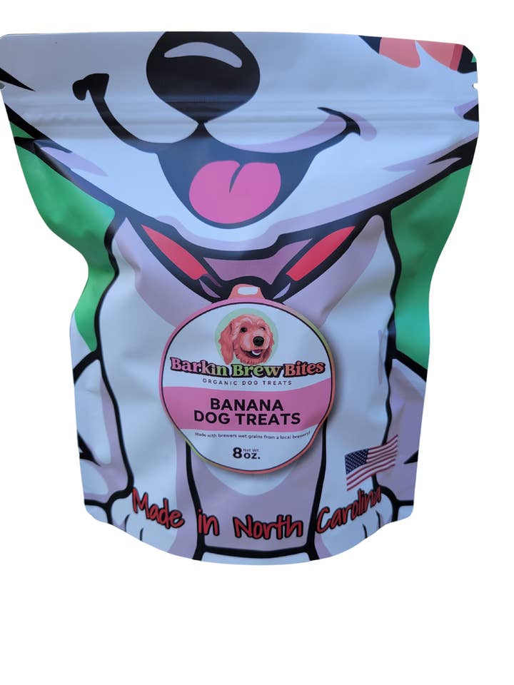 Banana Bones -Sensitive Stomach Friendly for wholesale by Barkin Brew Bites Company
