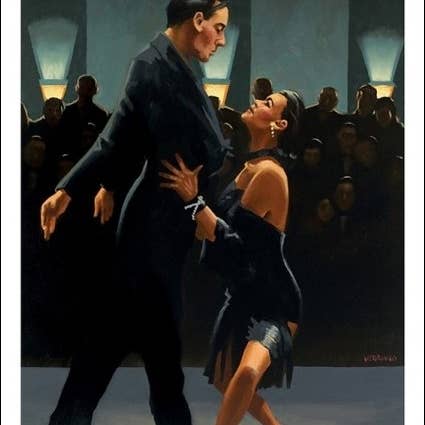 Jack Vettriano - Rumba In Black per la vendita all'ingrosso da parte di Migneco & Smith