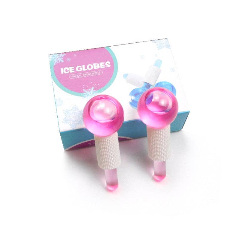 1 paquet (couleurs à mélanger et assortir) Outil de massage facial Cooling Ice Globes, boîte de lifting du visage et du cou en vente sur Faire2