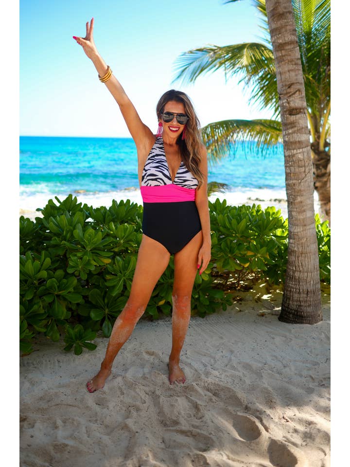 Jess Lea - Wholesale One Piece Swimsuit - Women's - Vacation Cove Halter Swimsuit15