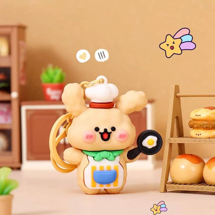 Patissou the Bear Keychain for wholesale by MINISUKI