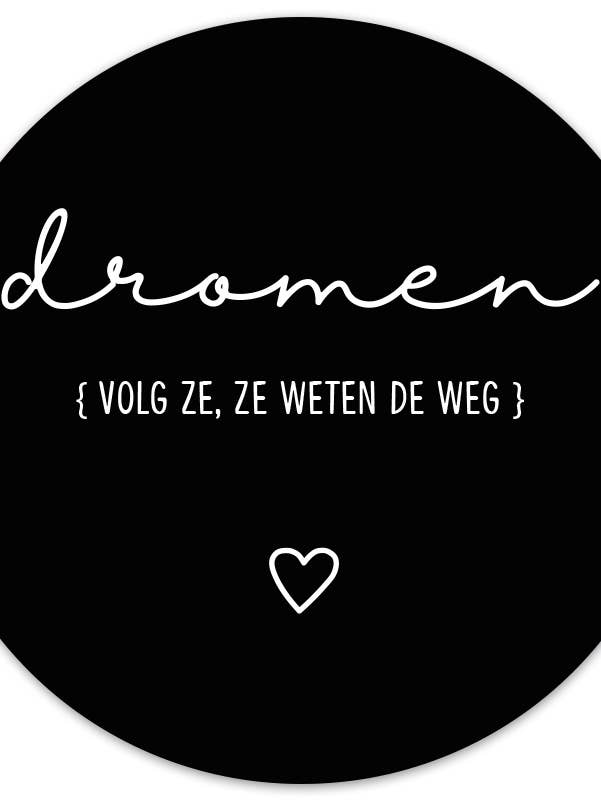 Murcirkel dromen zwart por atacado de Label2X B.V.