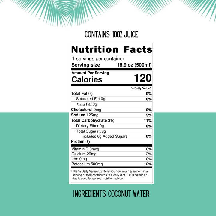 Little Palm - Wholesale Flavored/Infused Water (Non-Carbonated) - Little Palm - Young Coconut Water