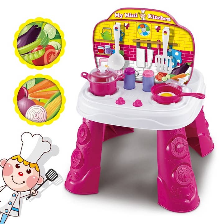 Toyventures - Wholesale Toy Set - Kids - Big Activity Table set Play Kitchen and Doctor 2 in 1 Toy6