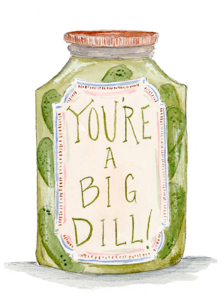 „Ein großer Dill“ VORBESTELLUNG für den Großhandel von Bear on Paper