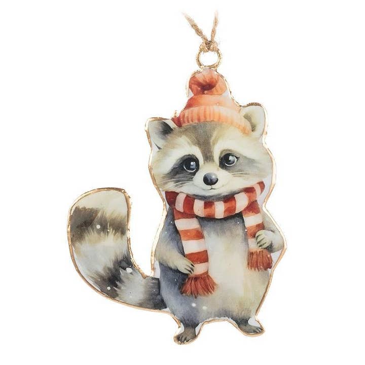 Abbott - Wholesale Ornament - Winter Raccoon Ornament