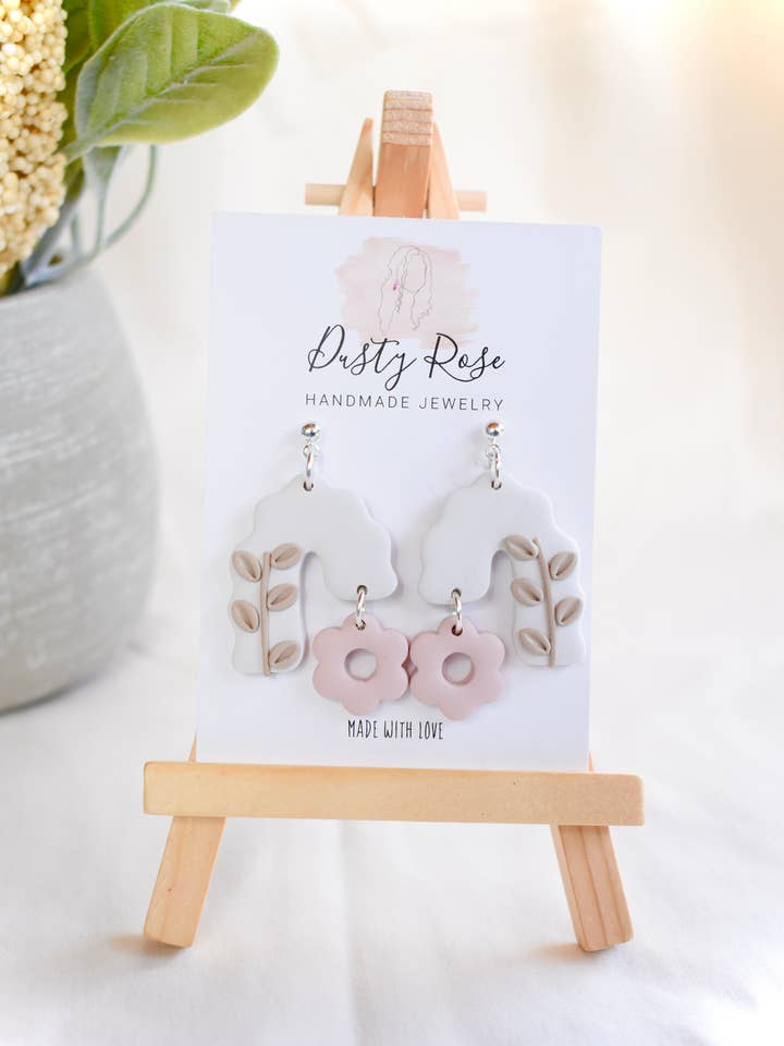 Colgantes con forma de arco floral para niñas para venta al por mayor de Dusty Rose Creations