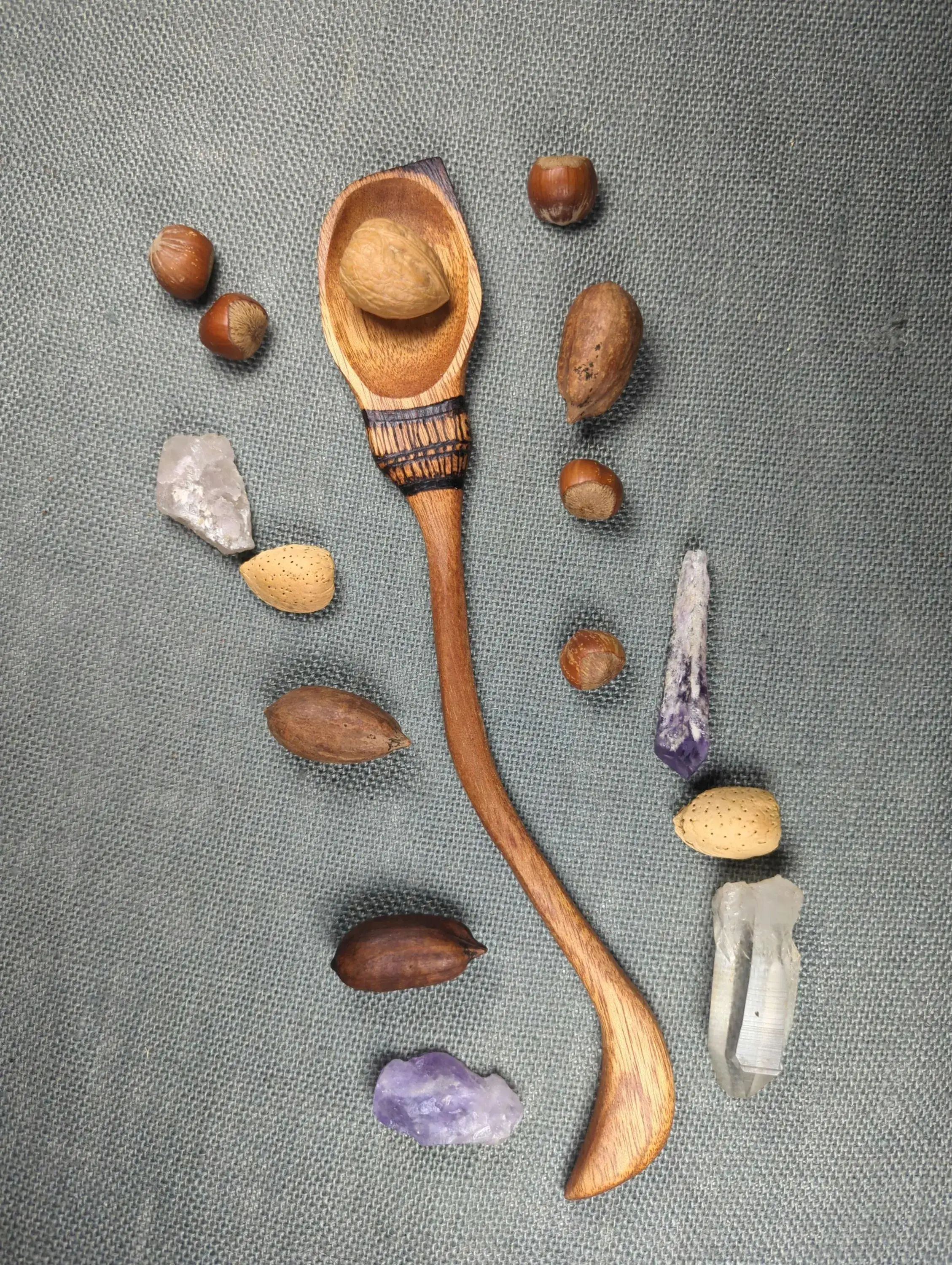 Chaos Woods - Wholesale Kitchen Spoon - Witch Broom Spoon - Hand carved Mahogany wood for cooking6