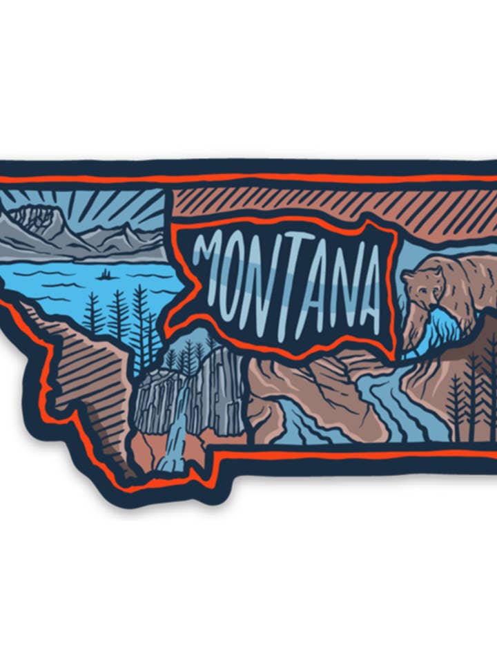 Montana Love Sticker for wholesale by Keep Nature Wild