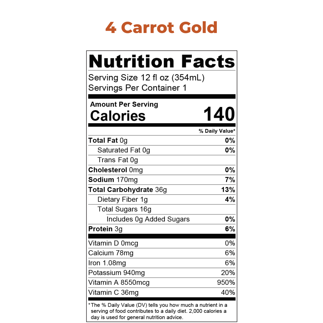 Midwest Juicery – wholesale Wellness juice/tonic – 4 Carrot Gold2