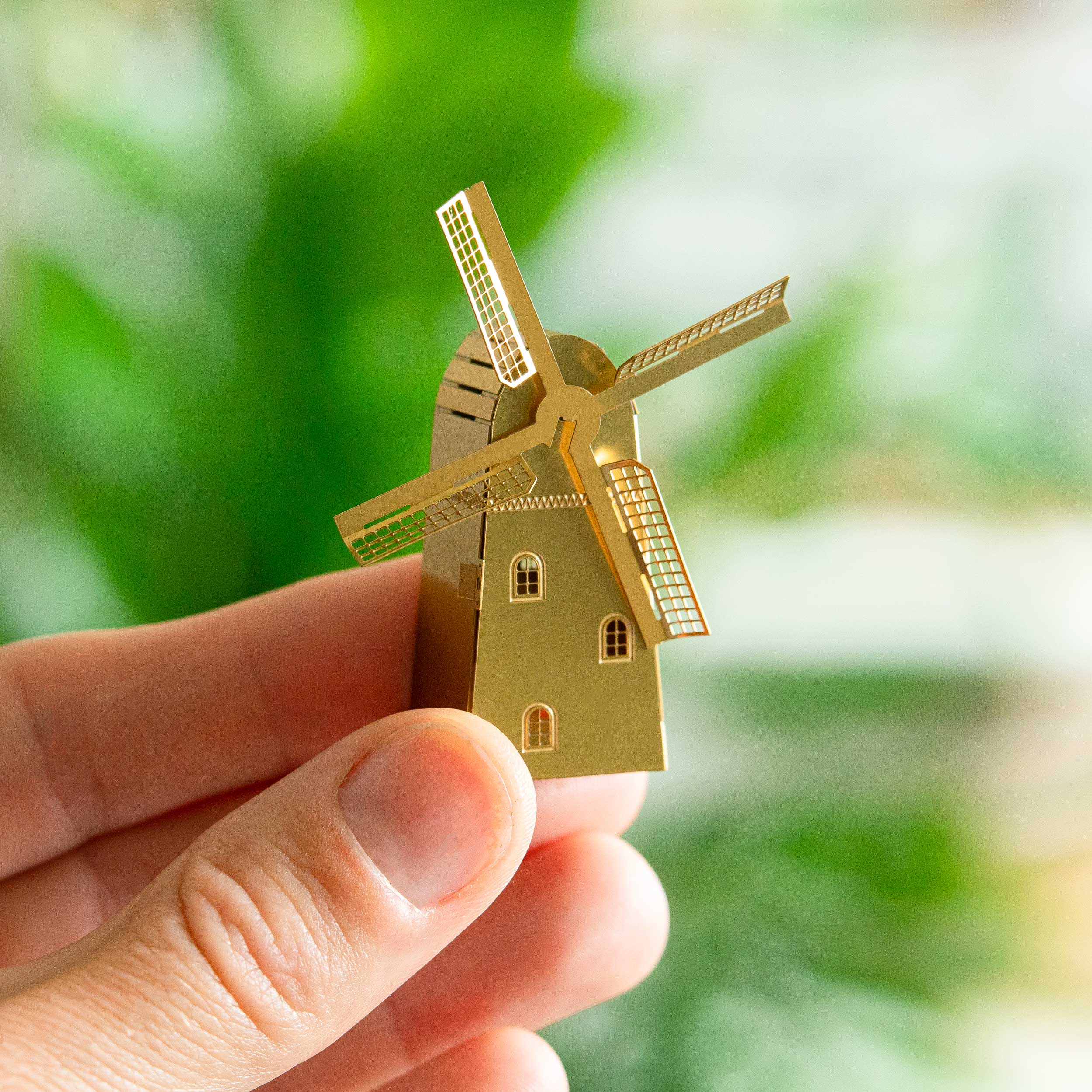 Another Studio U.S - Wholesale DIY Craft Kit - Windmill DIY Model, Brass Ornament