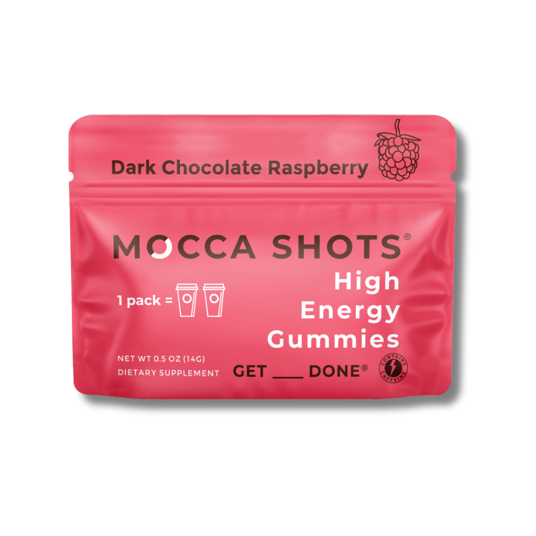 Seattle Gummy Company – Engroshandel Kosttilskud og vitaminer – Mocca Shots Chokolade Hindbær Koffein Gummy |12-Pack1