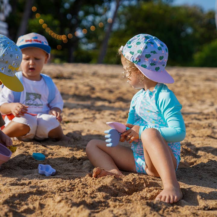 the cotton cloud – wholesale Beach/pool toy – Child & baby – Silicone Beach Toy Set Mauve1