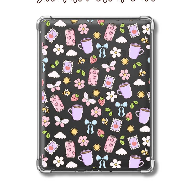 Cutest Life - Custodia Trasparente Decorata per E-Reader per la vendita all'ingrosso da parte di Lovely Avenue