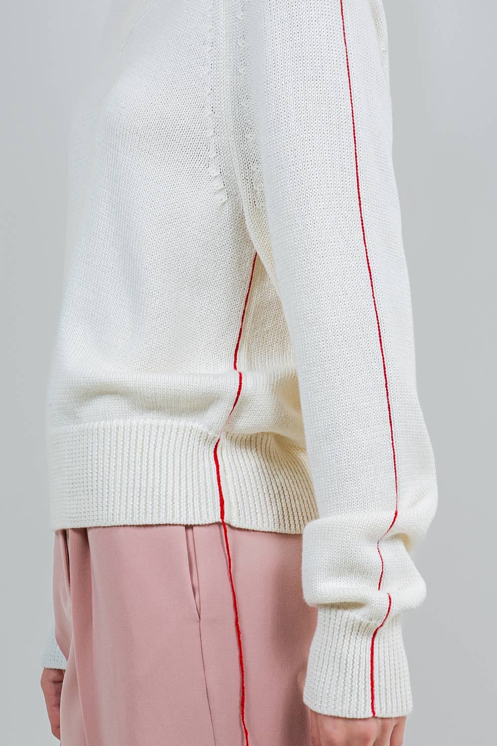 Whiteroom+Cactus - Vendita all'ingrosso Maglione tricot - Donna - MAGLIONE IN FILATO A CONTRASTO14