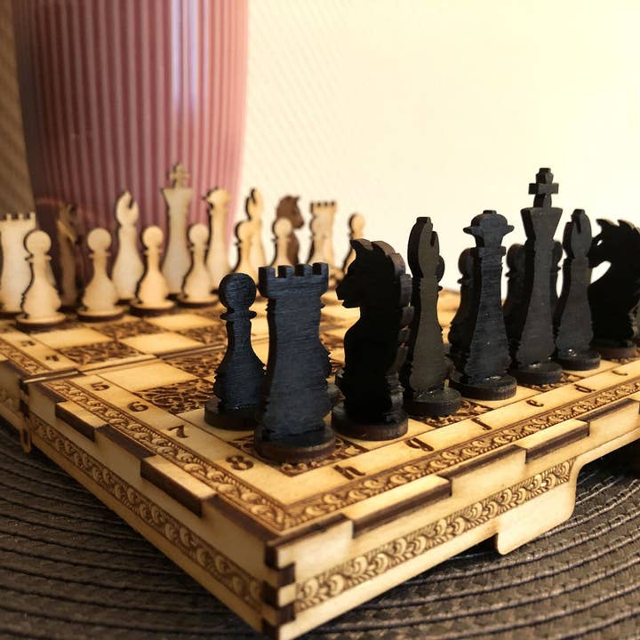 Wooden Chess Set, Chess Board And Chess Pieces for wholesale by BHDecor