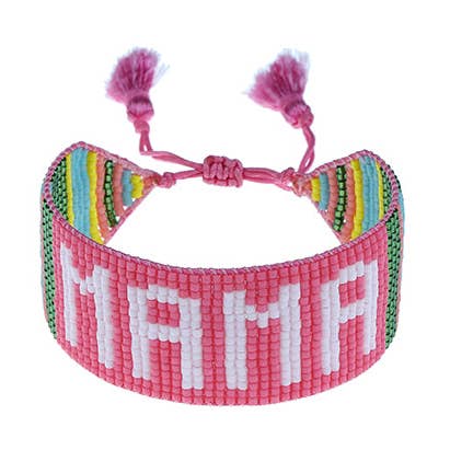 Pink MAMA Bracelet for wholesale by HART