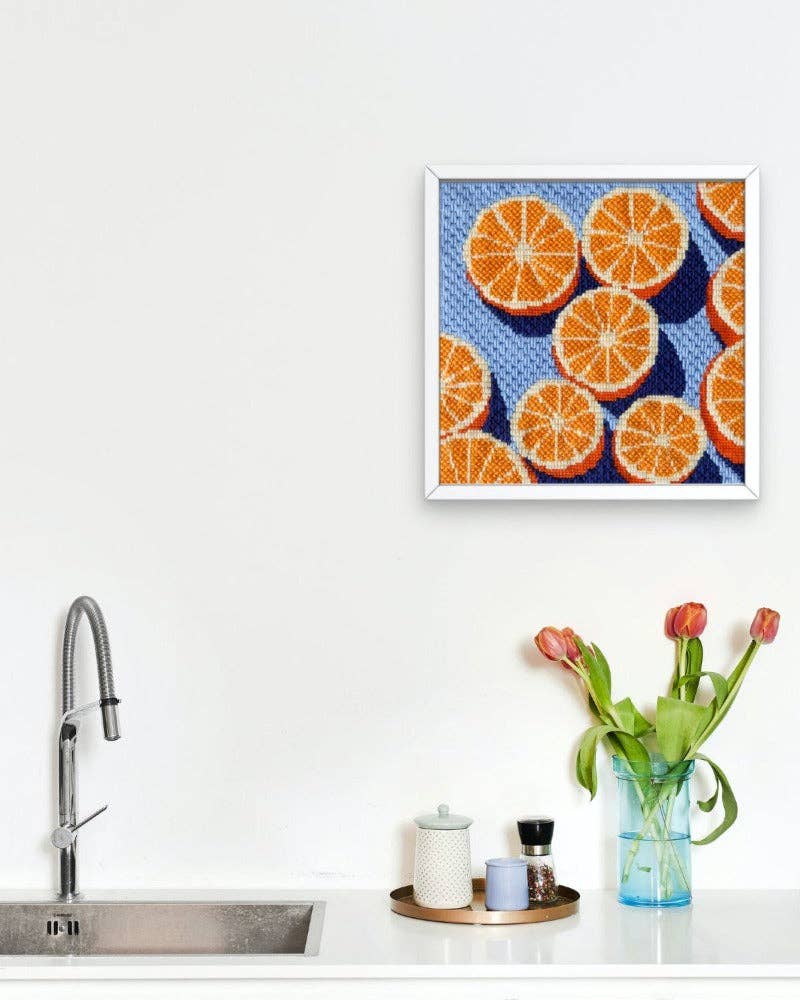 Unwind Studio - Wholesale DIY Craft Kit - Agrumes Needlepoint Kit6