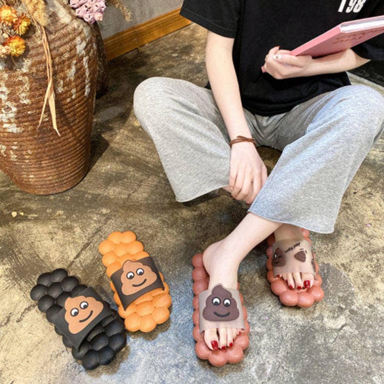 VIGOR - Vendita all'ingrosso Pantofole - Donna - Sandali Poop Soft Slide antiscivolo in ambienti interni7