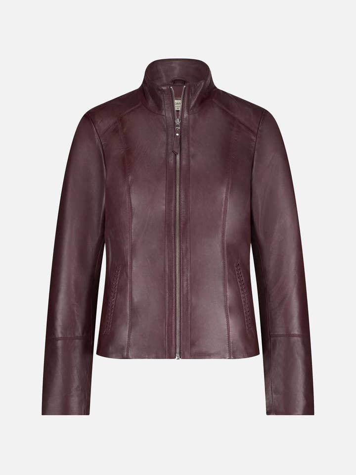 Amsterdam Heritage Leather Belts, Bags, Jackets & Apparel - Wholesale Leather Jacket - Women's - Chicago | Black and Creme Women's Leather Urban Jacket16