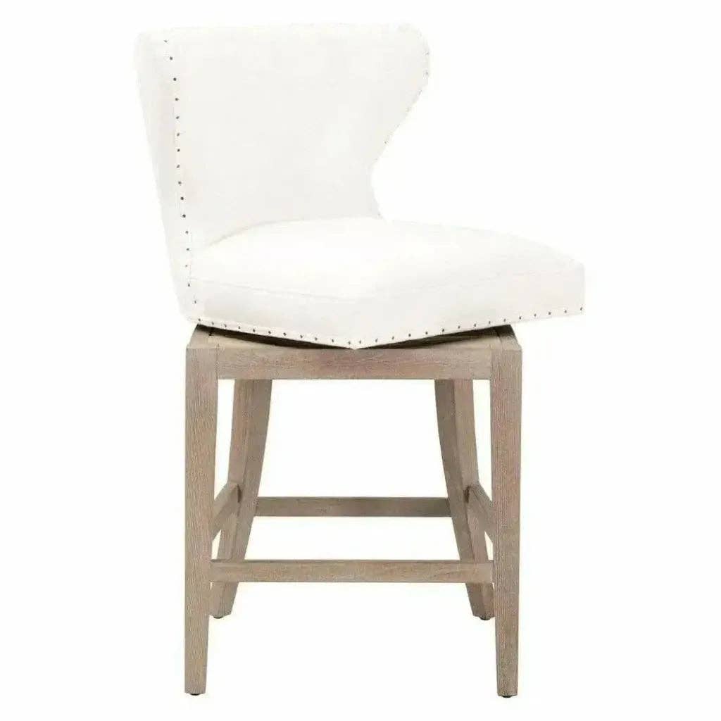 LOOMLAN - Wholesale Stool - Milton Swivel Counter Stool LiveSmart White0
