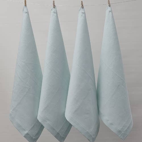 Rans - Wholesale Dinner & cloth napkin - Jenny Mclean Venice Pure Linen Napkins - Set of 4 | Mist1